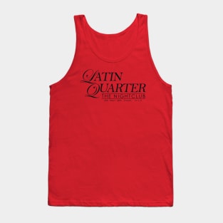 Latin Quarter (Black Logo) Tank Top